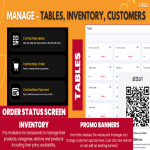 Restaurant QrCode Menu + Store Creator & Management